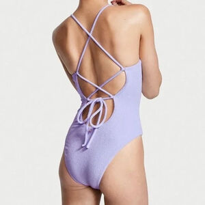 VICTORIA'S SECRET Essential Scoop One-Piece Swimsuit Terry‎ Cloth Size XL NEW